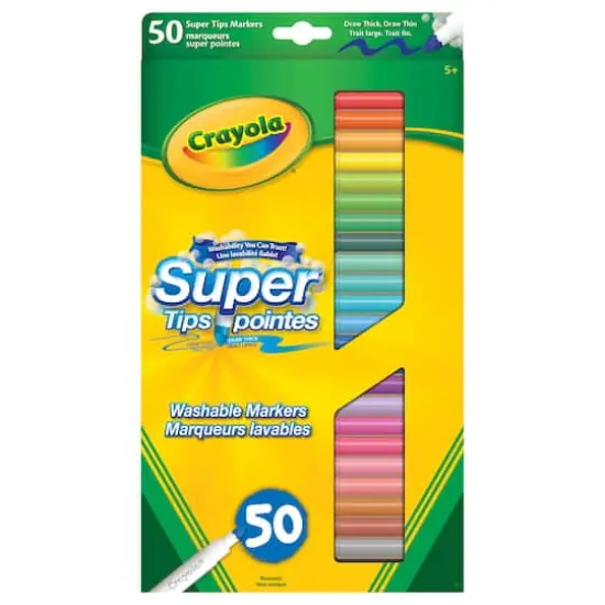 Crayola&reg; Super Tips Washable Markers, 50ct. {1}