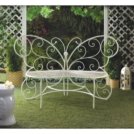 Butterfly Garden Bench 60.5" x 24.25" x 38.75" {3}