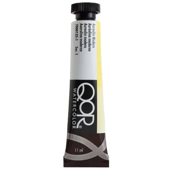 QoR&trade; Watercolor Tube, 11mL Aureolin Modern {1}