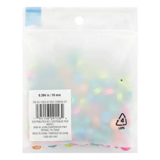 Mixed Neon Clay Alphabet Beads by Creatology&trade; {5}