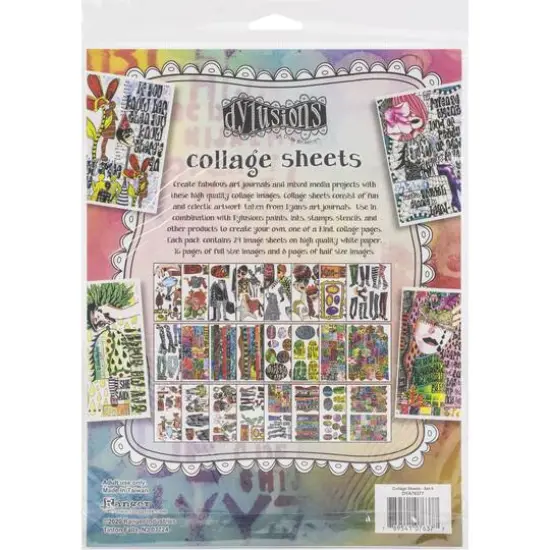 Dyan Reaveley's Dylusions Collage Sheets Set 4 {4}