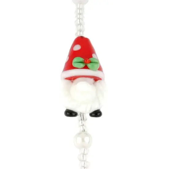 Christmas Gnome Lampwork Glass Bead Mix by Bead Landing&trade; {1}