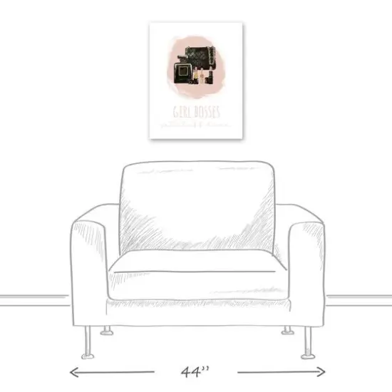 Girl Bosses Get Stuff Done 16" x 20" Canvas Wall Art {6}