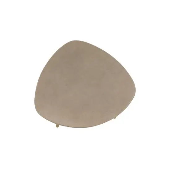 24" Gray Modern Outdoor Accent Table {6}