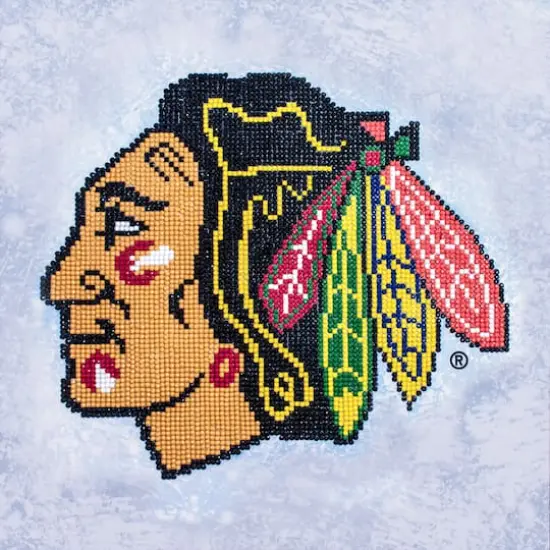 Camelot&reg; Dots NHL Chicago Blackhawks Diamond Painting Kit {1}
