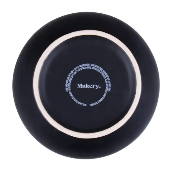 6.25" Black Ceramic Cauldron by Makery&trade; {4}