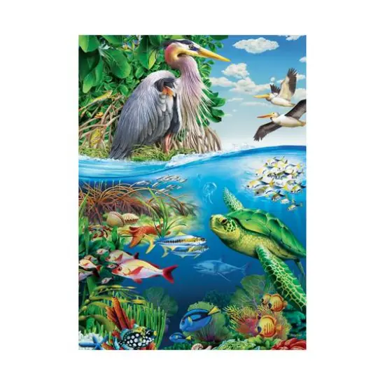 Cobble Hill Family Pieces™ Earth Day 350 Piece Jigsaw Puzzle {3}