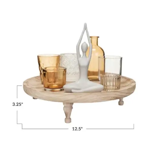 Hello Honey&reg; Yoga Figure & Glass Votive Candle Holder Set {5}