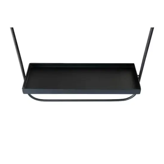 Hello Honey&reg; 23" Metal Wall Mirror, Shelf & Hanging Rod {5}