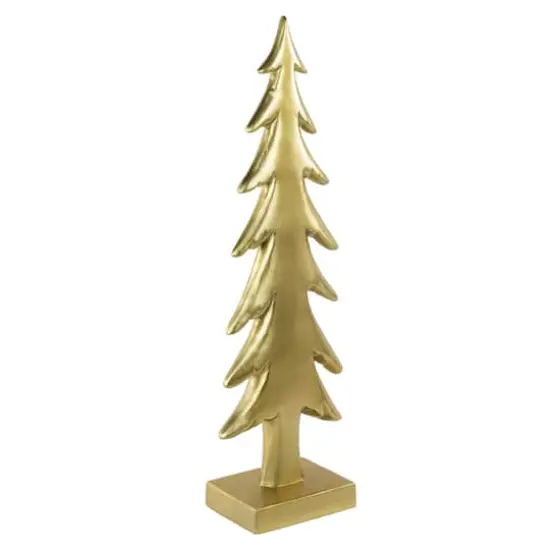 16" Gold Christmas Tree Tabletop D&eacute;cor {5}