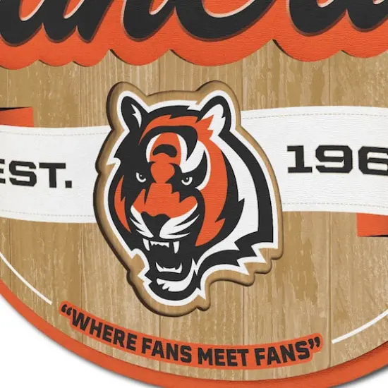 NFL Fan Cave Sign Cincinnati Bengals {5}