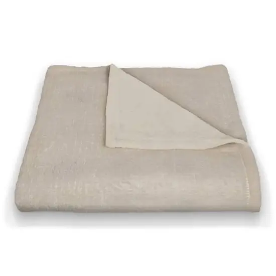 Neutral Distressed Florals 50" x 60" Coral Fleece Blanket {3}