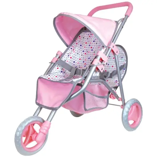 Lissi Dolls 11" Twin Baby Dolls With Twin Jogger Stroller {7}