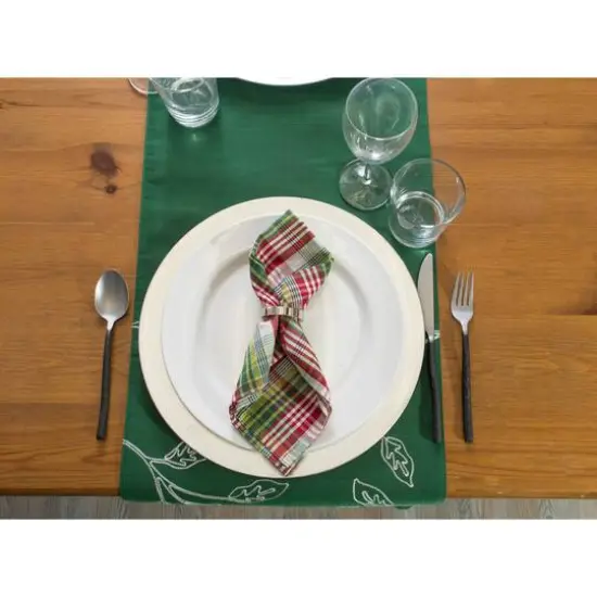 DII&reg; Holly Jolly Plaid Napkin Set, 6ct. {6}