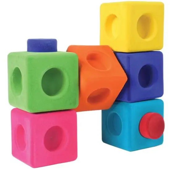 Rubbabu Rubbablox Natural Rubber Foam Building Block Set {1}