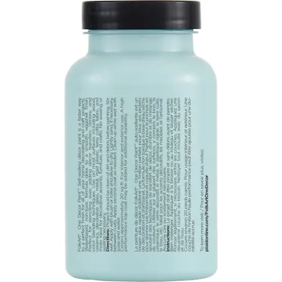 FolkArt&reg; One D&eacute;cor Paint&trade;, 8oz. Iced Turquoise {4}
