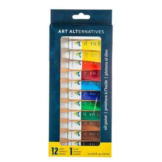 Art Alternatives Economy Oil 12-Color Paint Set, 12mL Tubes {3}