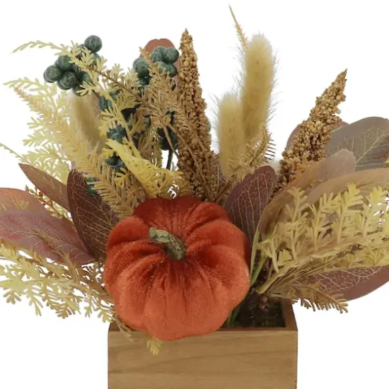 11.5" Fall Foliage in Wood Box Floral D&eacute;cor by Ashland&reg; {3}