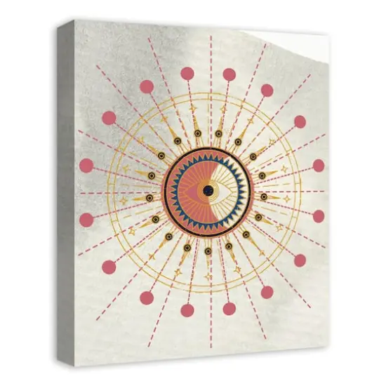 Evil Eye Watercolor 16" x 20" Canvas Wall Art {3}