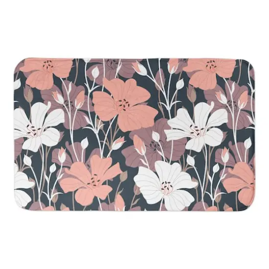 Growing Floral 34" x 21" Bath Mat {1}