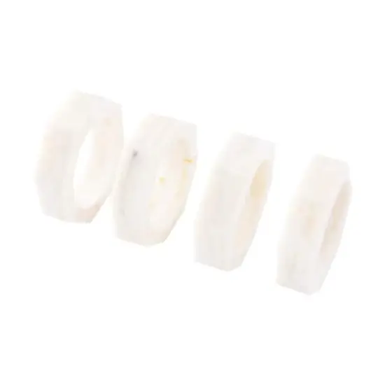 Hello Honey&reg; Cream Octagon Napkin Rings, 4ct. {3}
