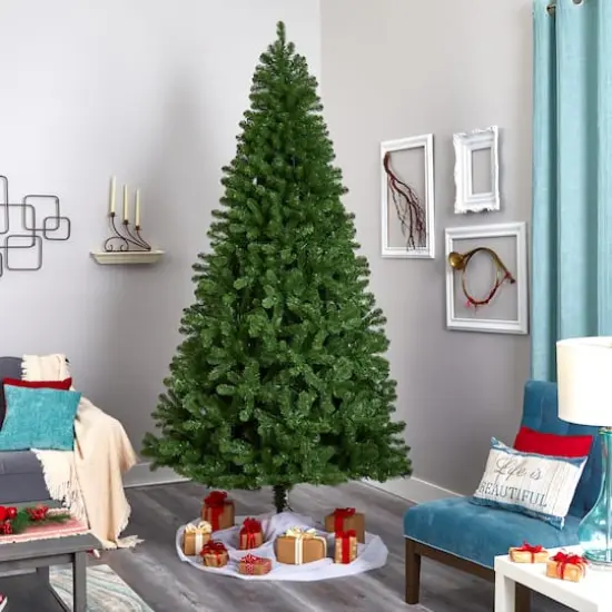 9ft. Pre-Lit Virginia Fir Artificial Christmas Tree, Clear Lights {6}