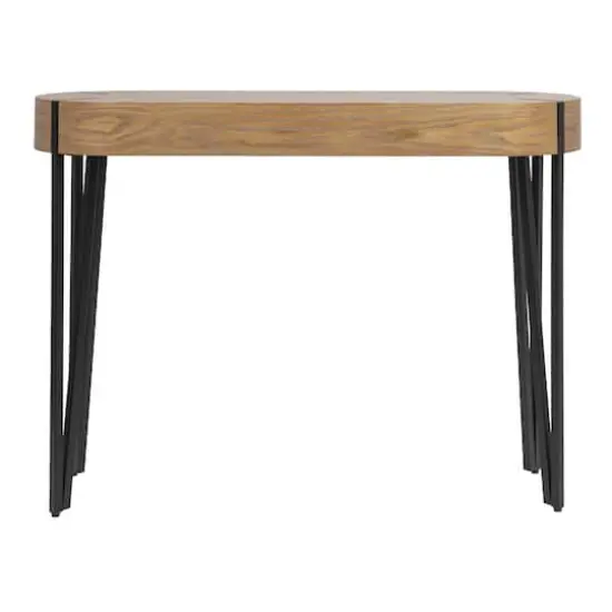 Hello Honey® 46" Astoria Wood Console Table with Metal Hairpin Legs {9}