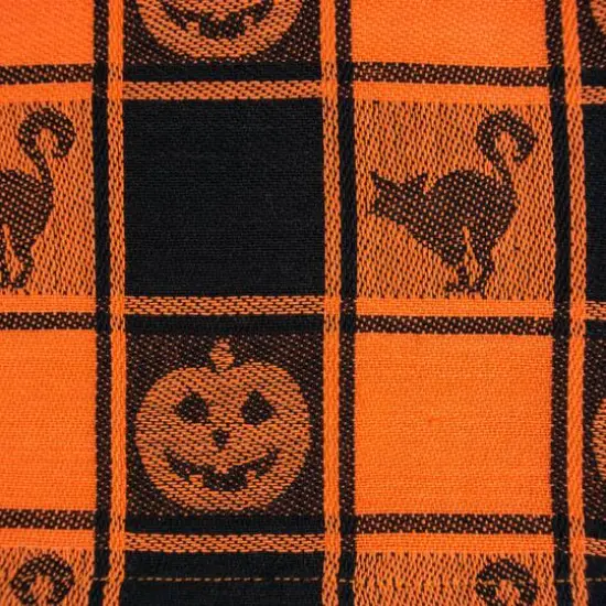 DII&reg; 72" Halloween Woven Check Table Runner {5}