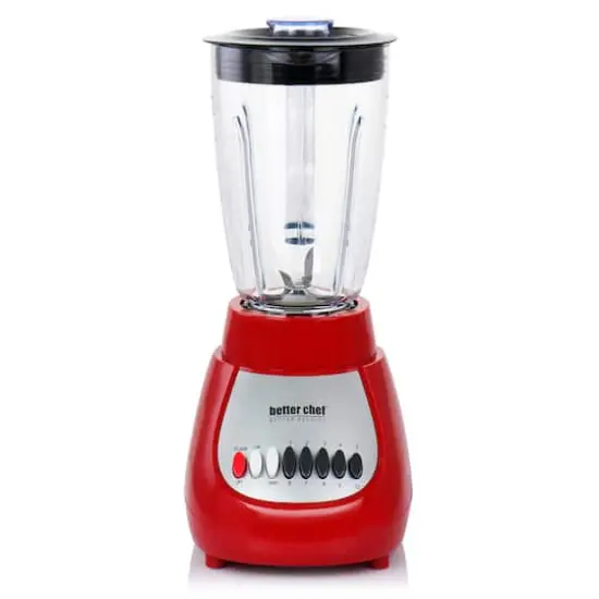 Better Chef Red 50oz. 10-Speed 350-Watt Plastic Jar Blender {4}