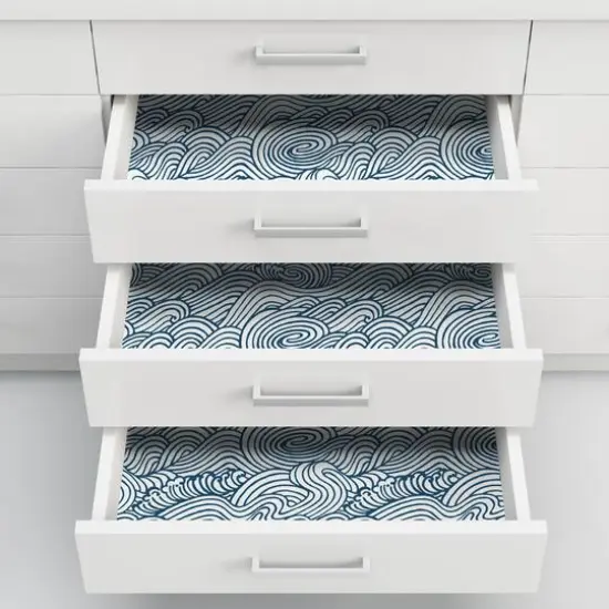 NuWallpaper Navy Saybrook Peel & Stick Wallpaper {6}