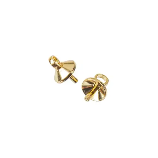 Bail Pins with Cups by Bead Landing&trade; 18K Gold Plated {4}
