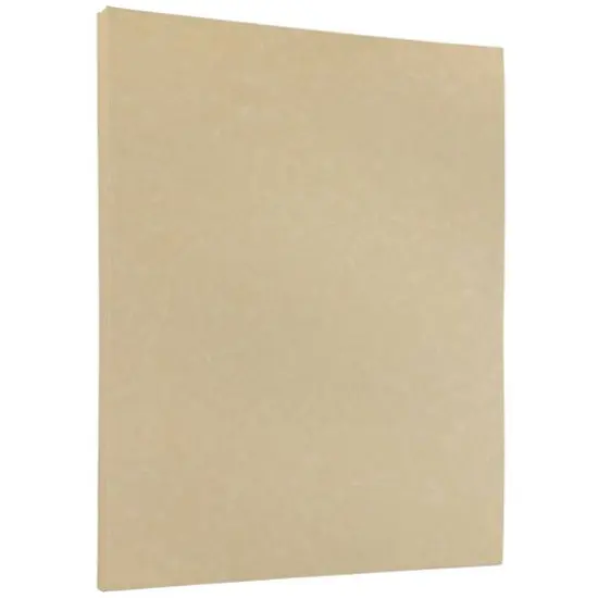 JAM Paper 8.5" x 11" Letter Paper & Envelopes #10 Business Stationery Set, 100ct. Brown Parchment {5}