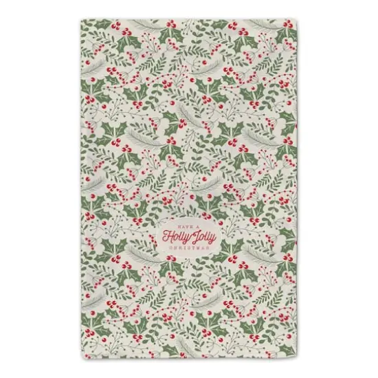 Holly Jolly Tea Towel Set {5}
