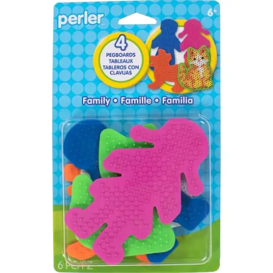 Perler&reg; Fun Fusion Family Pegboards {1}