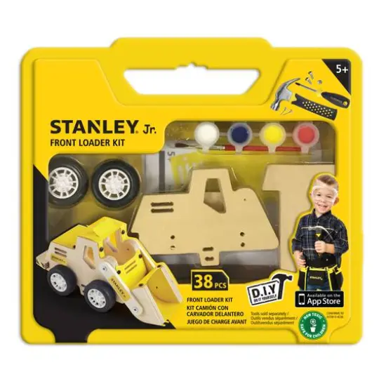 Red Toolbox Stanley Jr Build Your Own Front Loader Kit {4}