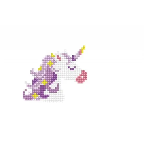 Diamond Dotz&reg; Beginner Pink Unicorn Zipper Pouch Diamond Painting Kit {3}