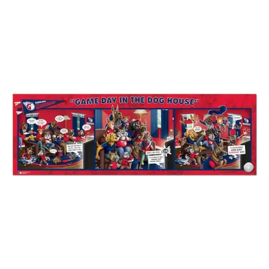MLB Game Day in the Dog House 1,000 Piece Puzzle Cleveland Guardians {5}