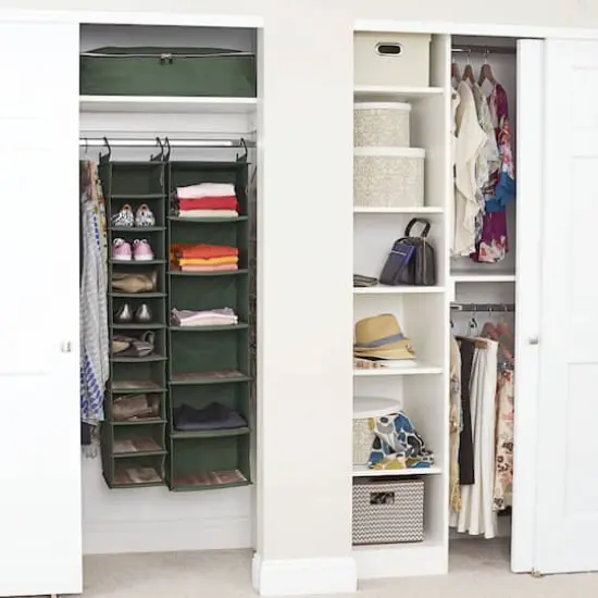 Household Essentials Round Hat Boxes with Lids (Olive) {4}