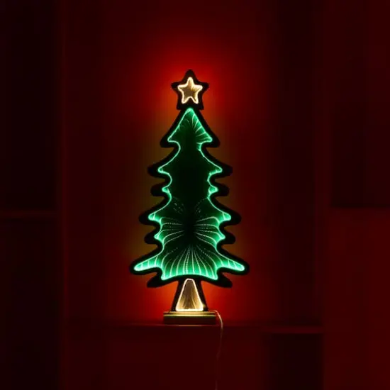 25" Christmas Tree Ekko Light Display {4}