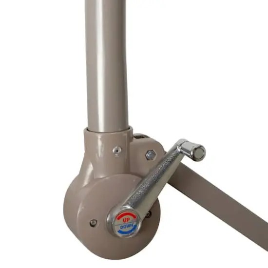 10ft. Offset Outdoor Patio Umbrella Pink {5}