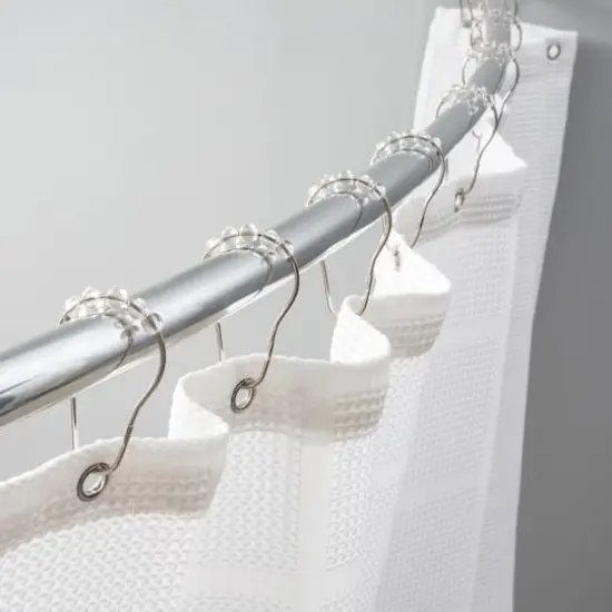 Bath Bliss Clear 12 Piece Shower Curtain Rings {4}