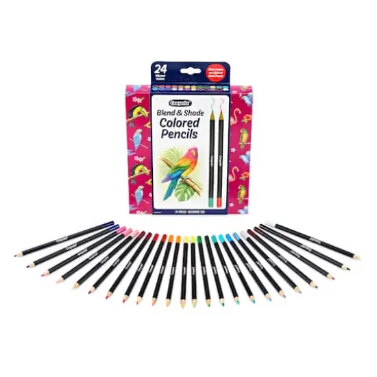 Crayola&reg; 24 Color Blend & Shade Colored Pencils {3}