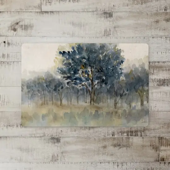 Watercolor Trees Floor Mat {3}