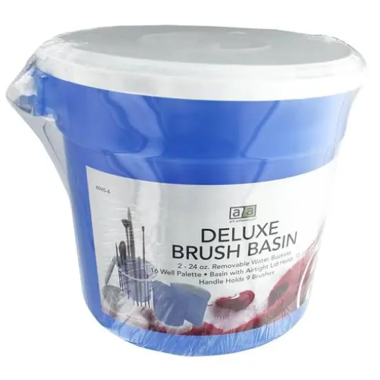Art Advantage&reg; Deluxe Brush Bucket With Basins {1}