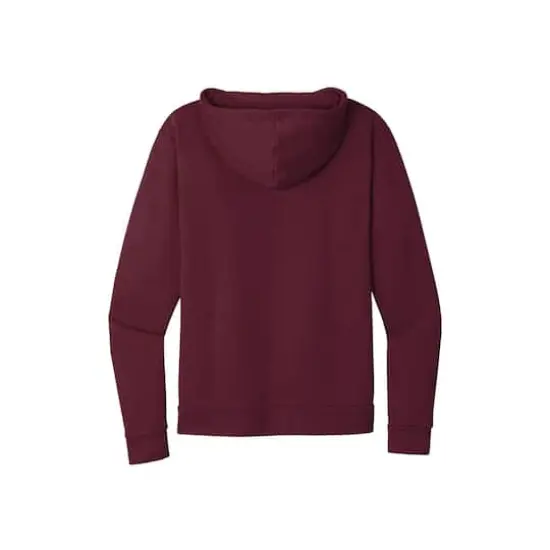 Next Level Unisex Santa Cruz Zip Hoodie Maroon {5}