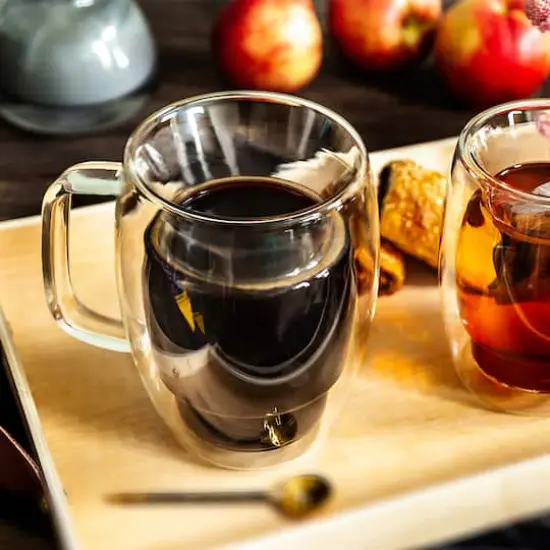 JoyJolt&reg; Cadus Double Wall Coffee Glasses, 4ct. {3}