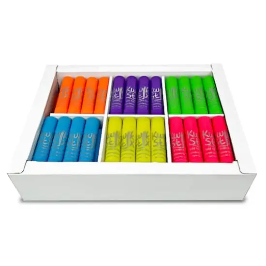 Kwik Stix&trade; 72 Neon Colors Tempera Paint Sticks Classpack {3}