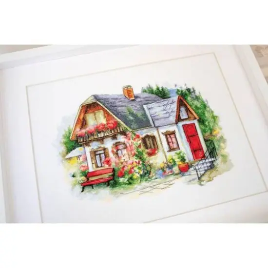 Luca-s Beautiful Country House Counted Cross Stitch Kit {1}
