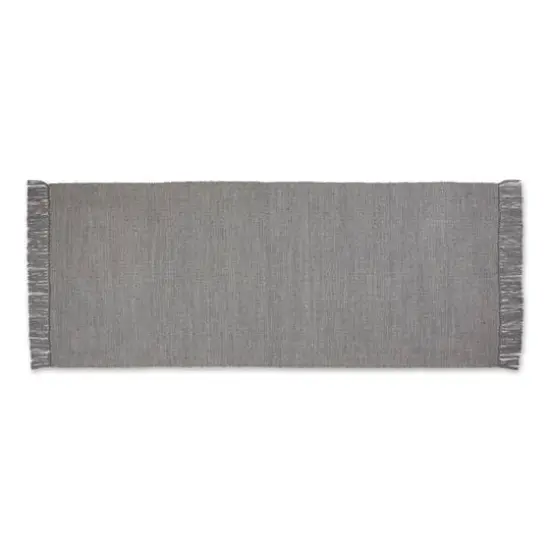 DII&reg; 2-Tone Ribbed Rug, 2.5ft. x 6ft. Honey Gold/Off White {2}