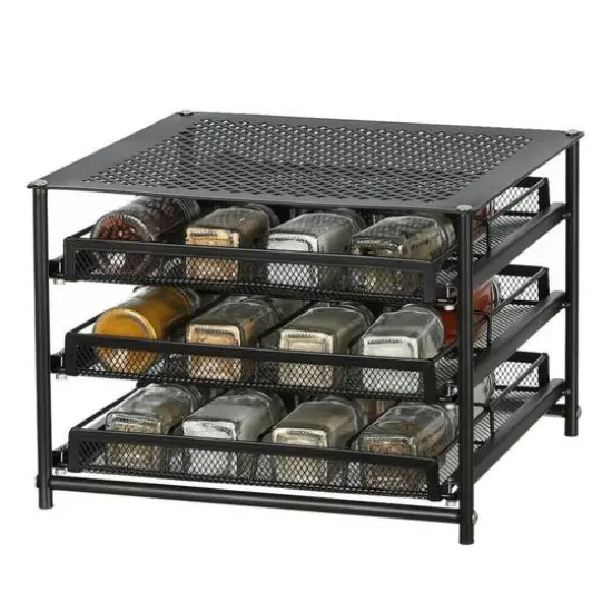 NEX&trade; 3-Tier 24-Bottle Spice Rack Organizer {1}